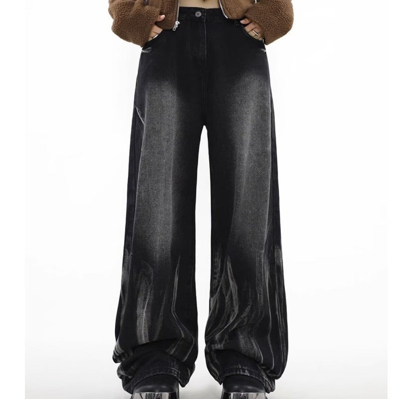 Black【C1132】Ch men's jeans - casual denim trousers with comfortable fit for everyday wear