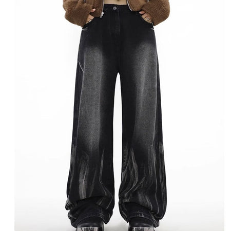Black【C1132】Ch men's jeans - casual denim trousers with comfortable fit for everyday wear