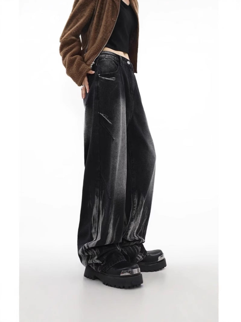 Black [C1132] Ch men's jeans - casual denim trousers with comfortable fit for everyday wear