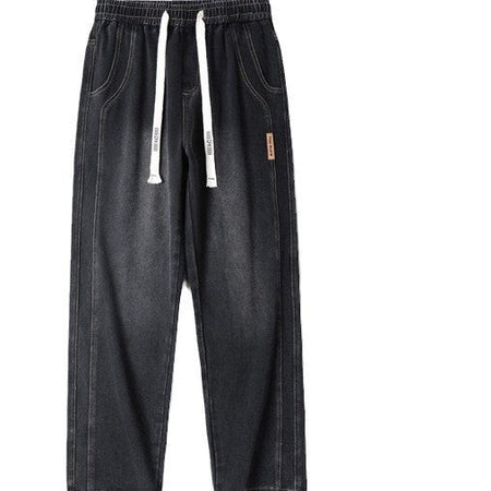 Black【K840】Xz men's jeans - casual denim trousers with comfortable fit for everyday wear