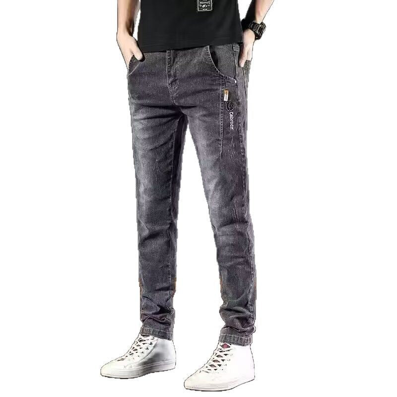 Black【B11】Xk men's jeans - casual denim trousers with comfortable fit for everyday wear