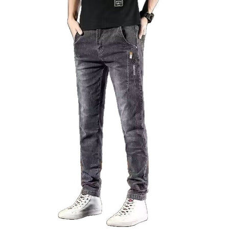 Black【B11】Xk men's jeans - casual denim trousers with comfortable fit for everyday wear
