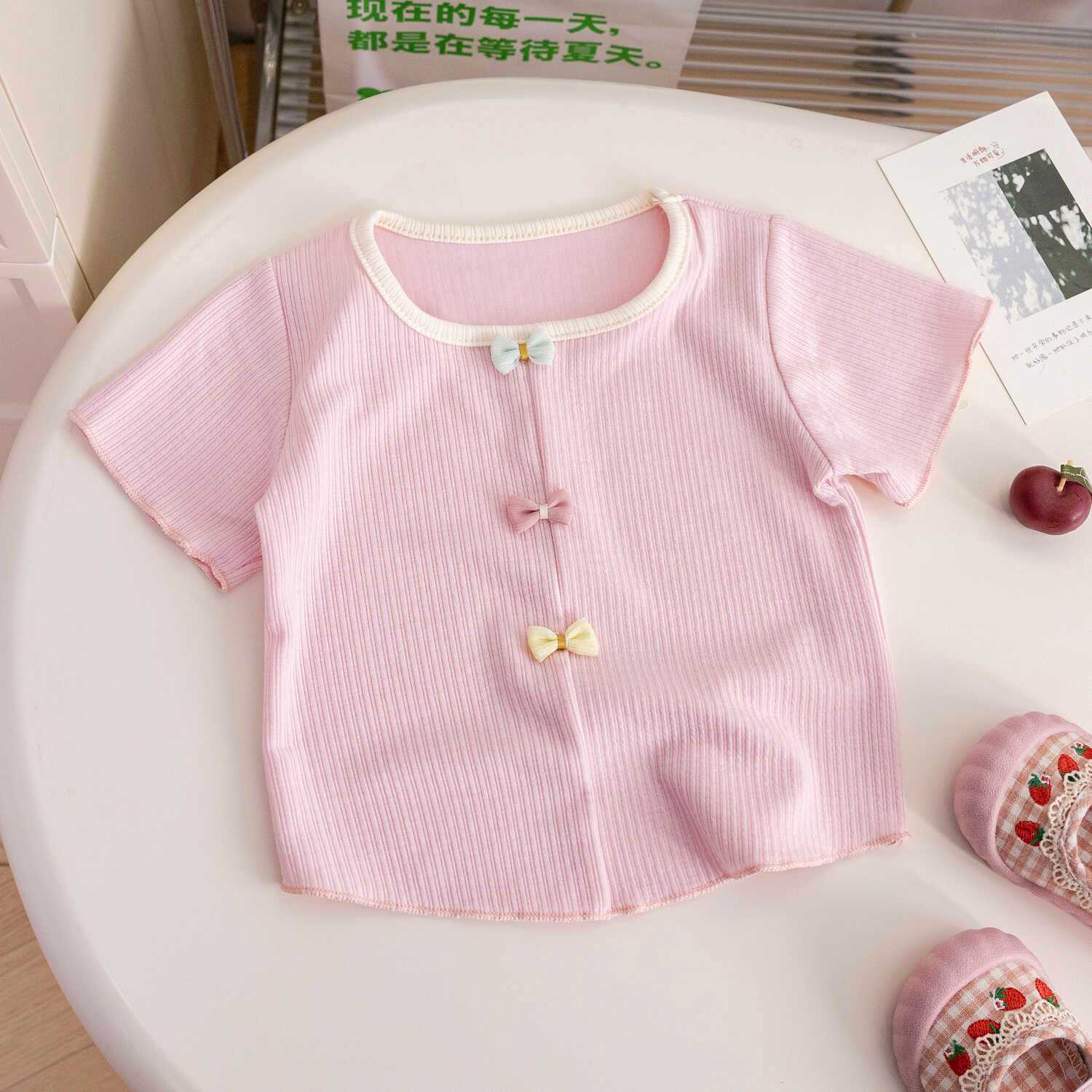 Girls Summer Short Sleeve T-Shirt – Soft Casual Top – T-Shirts – Image 3