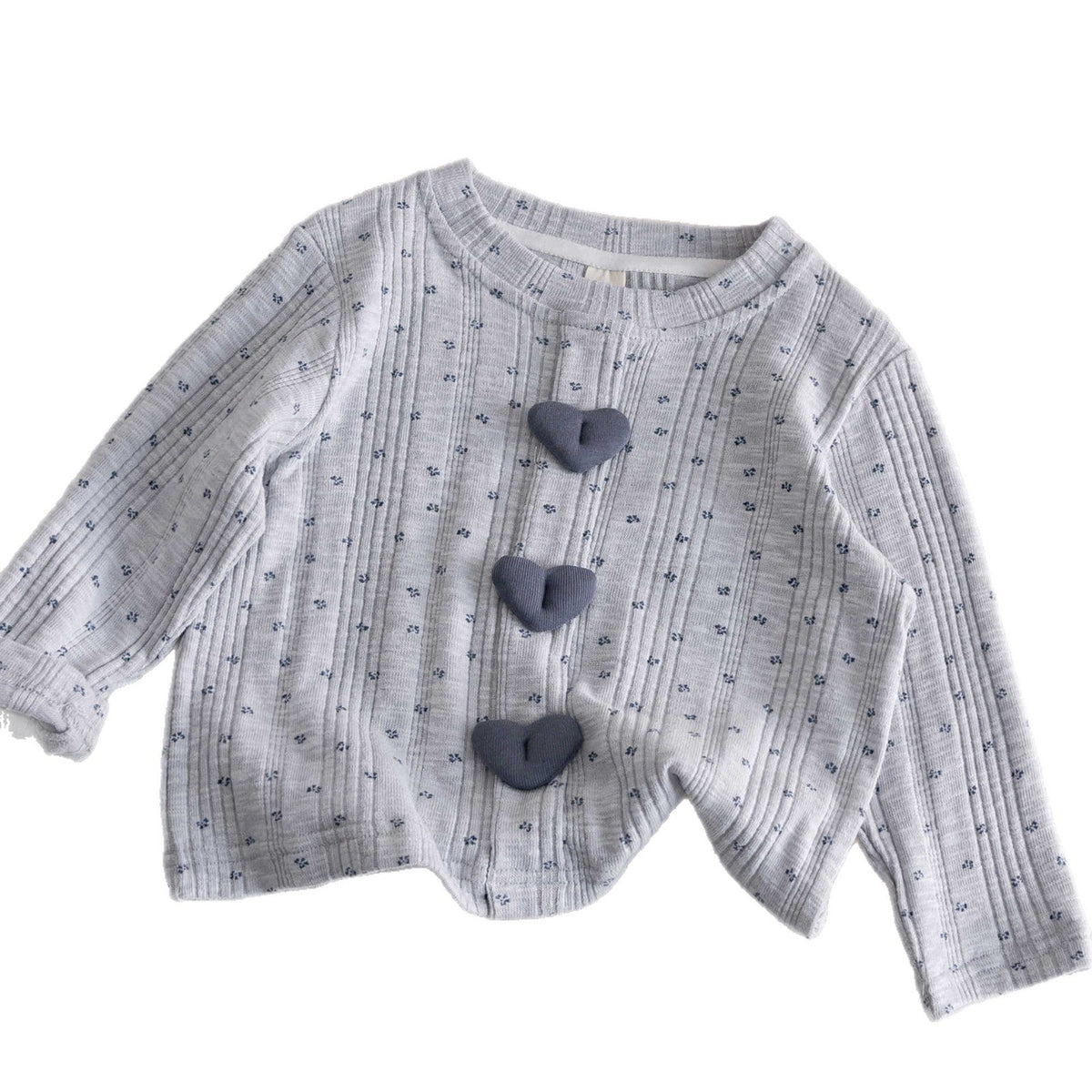 Girls Polka Dot Love Long Sleeve Top – Korean Style – T-Shirts – Image 5