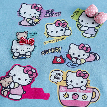 Girls Cartoon Faux Two-Piece Top – Long Sleeve T-Shirt – T-Shirts – Image 4
