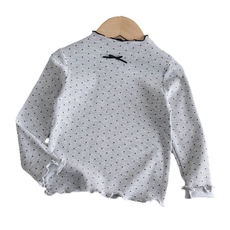 Girls Polka Dot Long Sleeve T-Shirt – Cute Spring Top – T-Shirts – Image 5