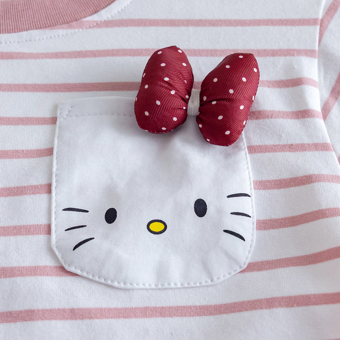 Girls Striped Cartoon T-Shirt – Cute Summer Top – T-Shirts – Image 4