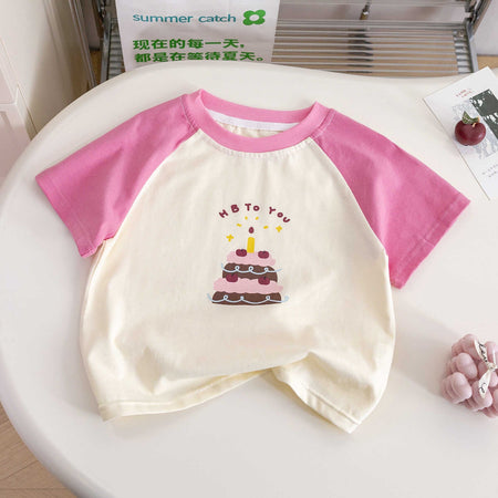Girls Cute Cartoon T-Shirt – Stylish Summer Top – T-Shirts – Image 3