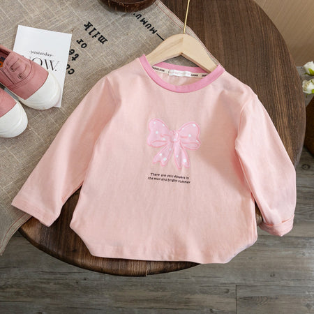 Girls Cartoon Long Sleeve T-Shirt – Spring Autumn Top – T-Shirts – Image 4