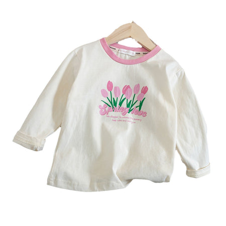 Girls Cartoon Long Sleeve T-Shirt – Spring Autumn Top – T-Shirts – Image 5