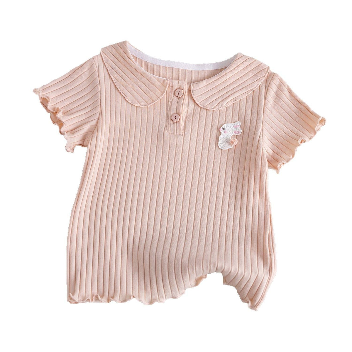 Girls Pure Cotton T-Shirt – Simple All-Match Summer Top – T-Shirts – Image 5