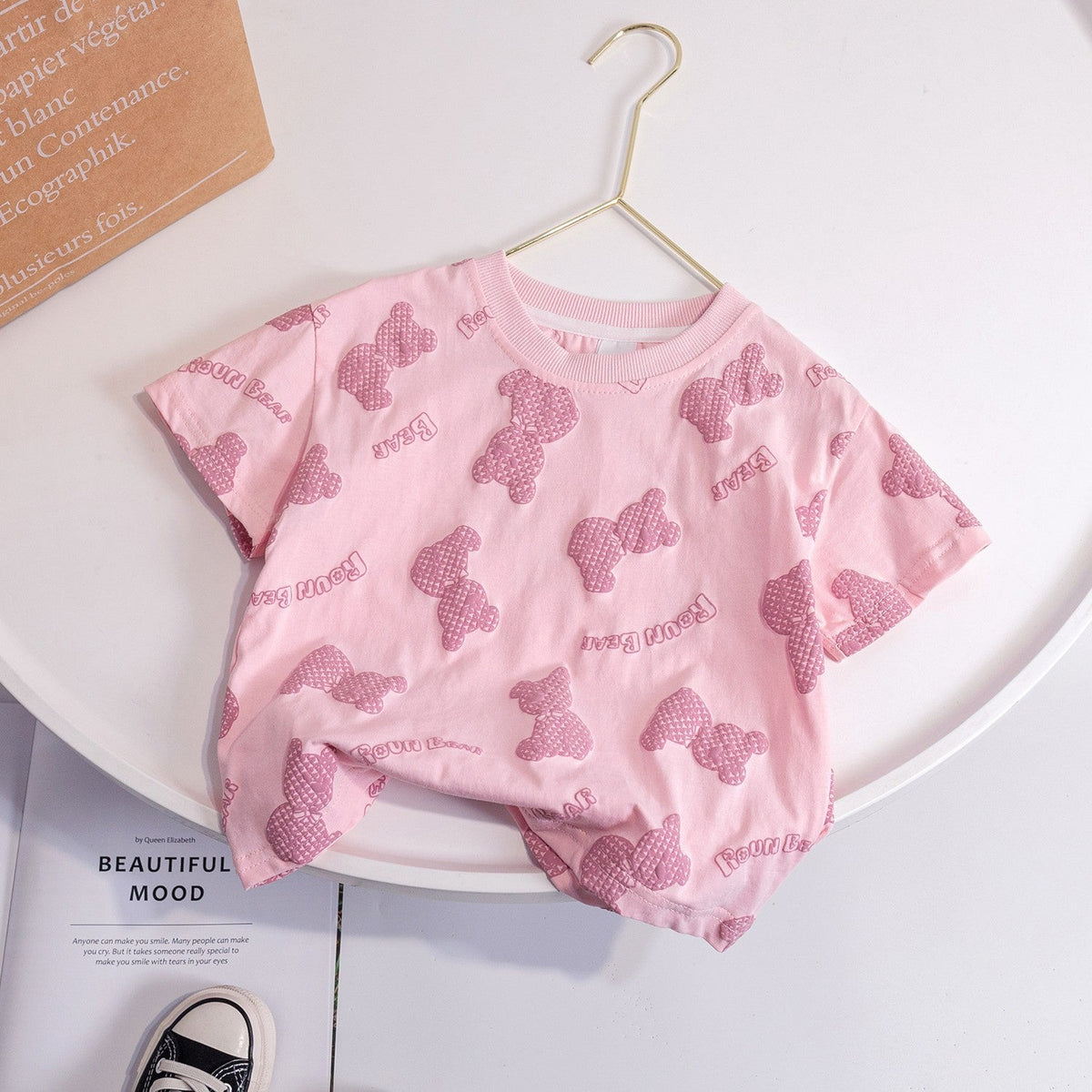 Girls Korean Style Cotton T-Shirt – Cute Summer Top – T-Shirts – Image 3