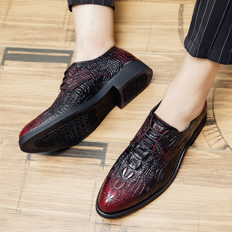 Black men's formal shoes - leather dress shoes for office and business occasions