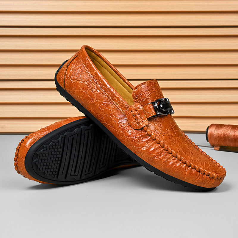 Wine Red men's formal shoes - leather dress shoes for office and business occasions