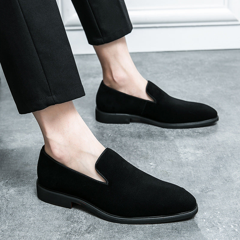 Black men's formal shoes - leather dress shoes for office and business occasions