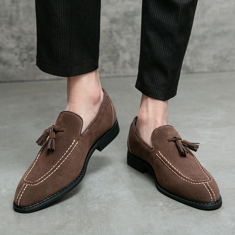 Black men's formal shoes - leather dress shoes for office and business occasions