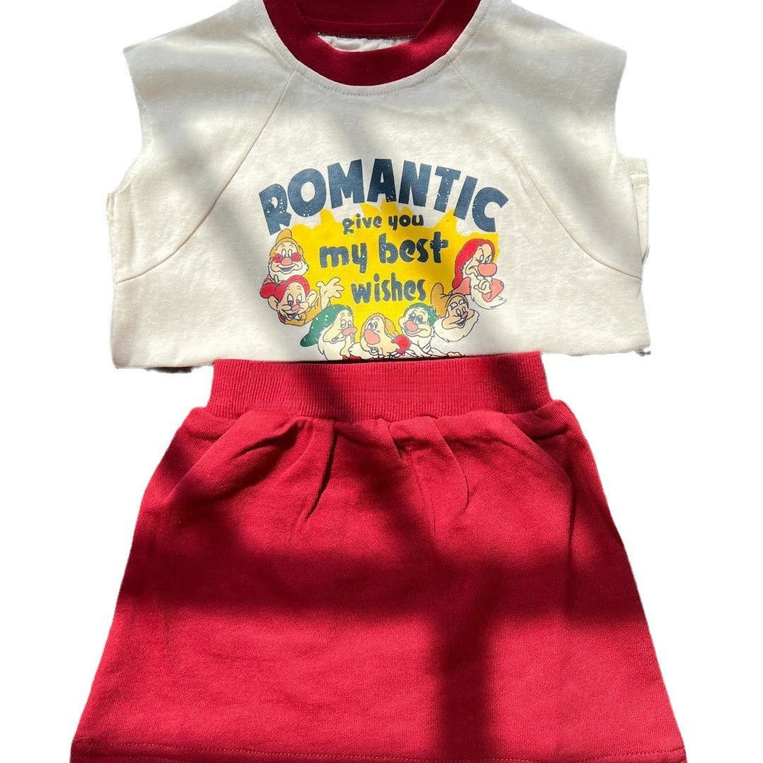 Girls Sleeveless Top & Skirt Set – Trendy Summer Outfit – Outfit Sets – Image 5