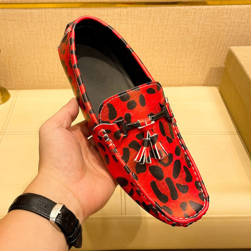 The Wild-Beat – Leopard Embossed Bean Shoes | Spring & Summer