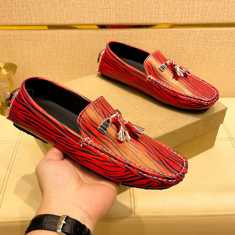 Zebra Embossed "Doug" Shoes | European Business-Casual Work