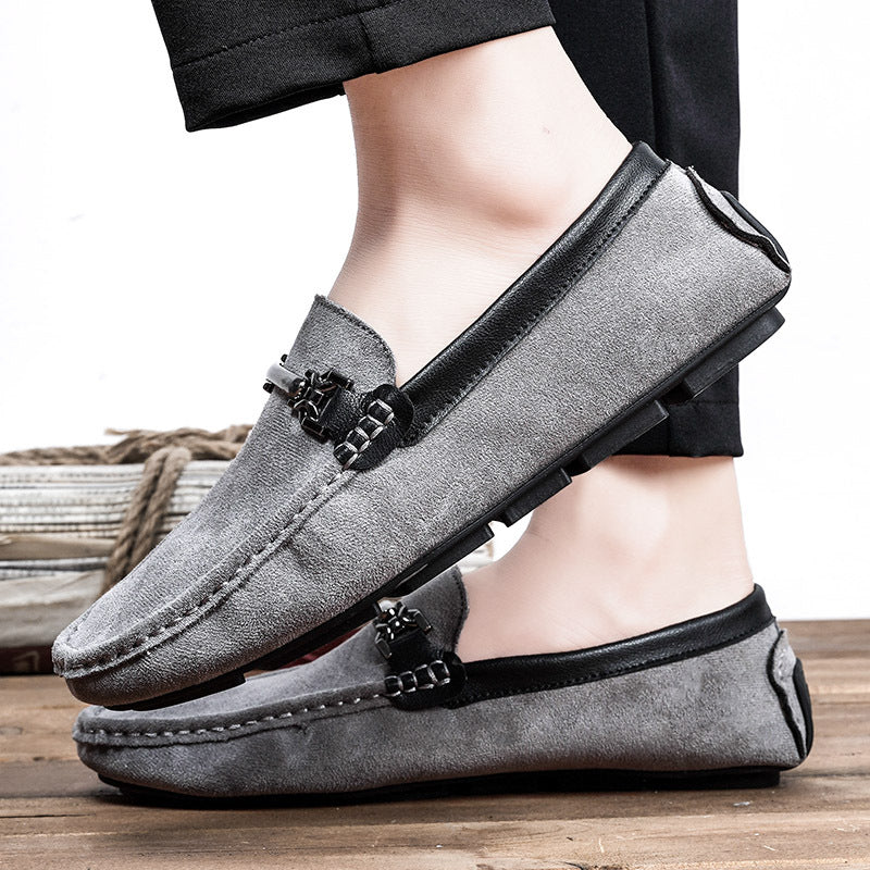 Heritage Suede "Pea Shoes" | Cross-Border Spring & Autumn Fashion