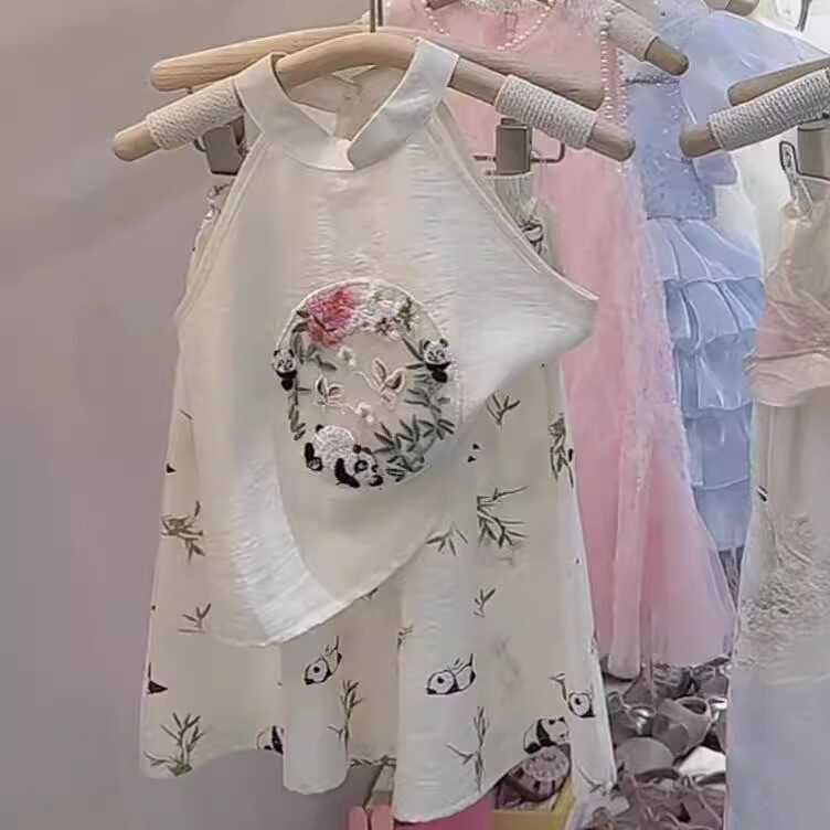 Girls Hanfu Style Summer Set – Traditional Cute Outfit – Outfit Sets – Image 2