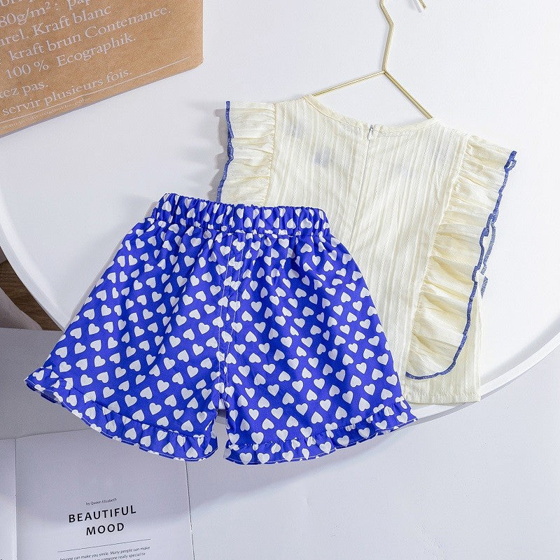 Girls Sleeveless Top & Shorts Set – Cute Summer Outfit – Outfit Sets – Image 2