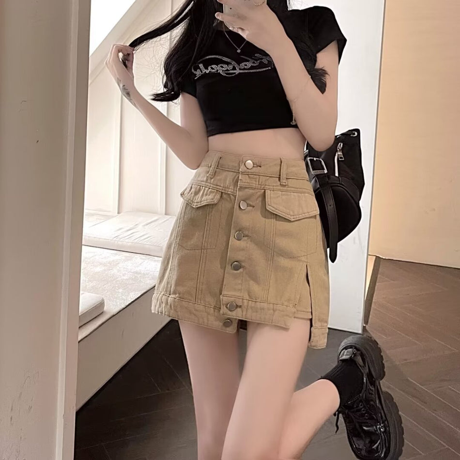 Retro "Small Style" Denim Shorts