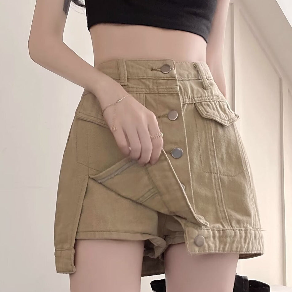 Retro "Small Style" Denim Shorts