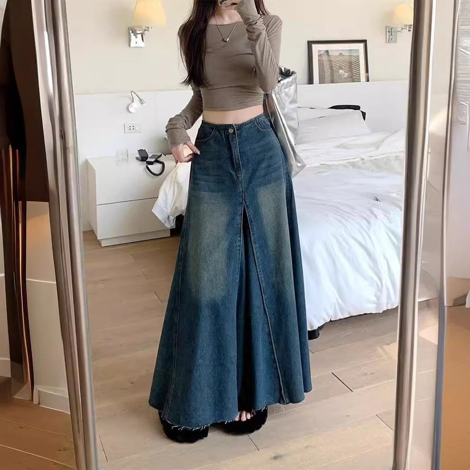 American High-Street Wide-Leg Jeans