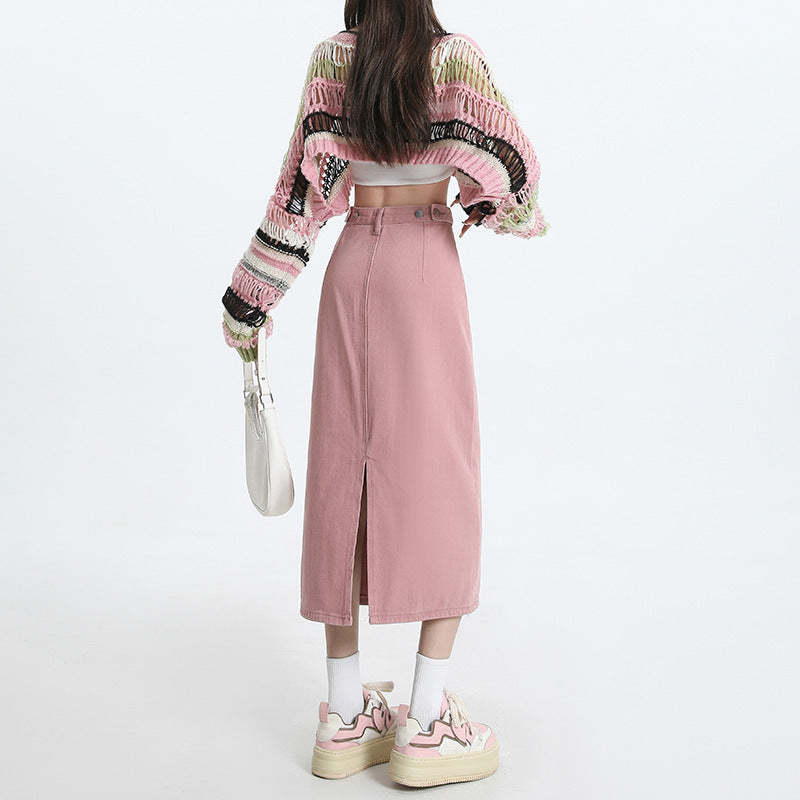 "Dirty Pink" American Retro Midi
