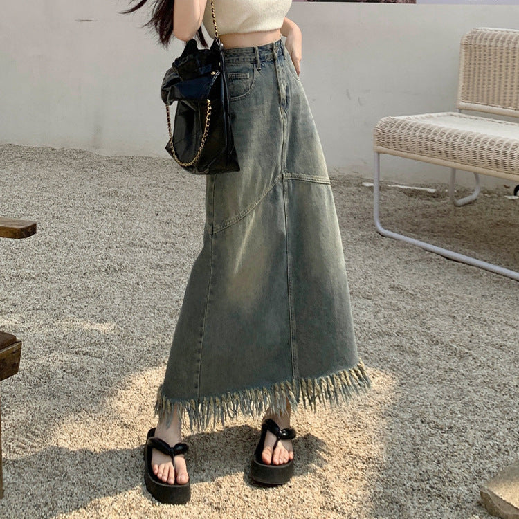 Vintage "Design Sense" Tassel Midi