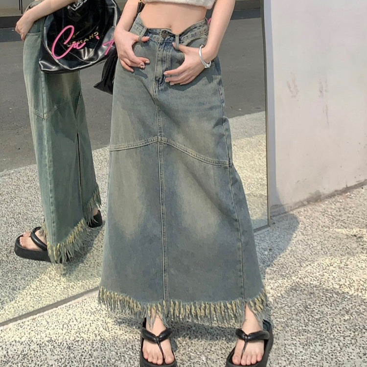 Vintage "Design Sense" Tassel Midi