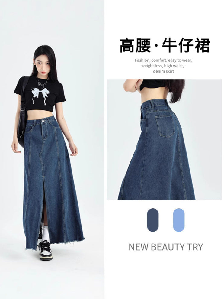 Hong Kong Retro Blue Midi