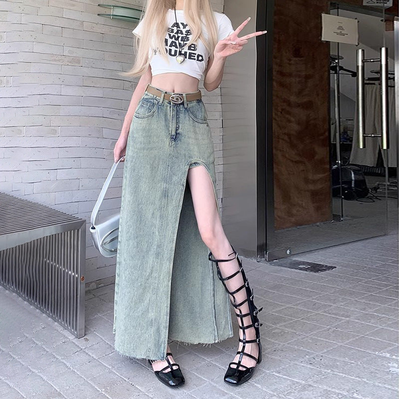 Vintage "Spice Girl" Split Midi