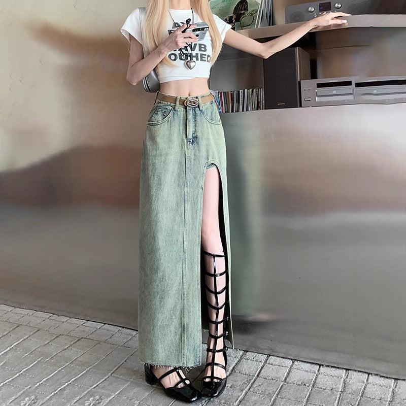 Vintage "Spice Girl" Split Midi