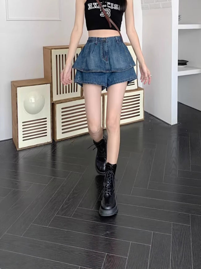 "Designed" Anti-Exposure Summer Skort