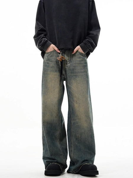 Retro Blue [] Xyp men's jeans - casual denim trousers with comfortable fit for everyday wear
