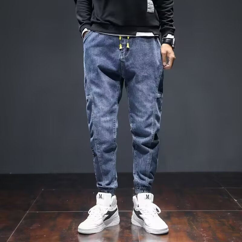 Loose Jogger Cargo Men’s Casual Denim Pants