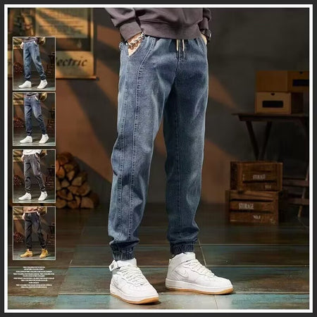 Lightweight Loose Jogger Men’s Harem Jeans Pants