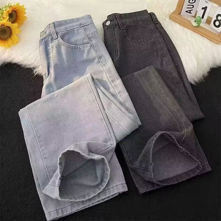 Light Blue【T071】Xk men's jeans - casual denim trousers with comfortable fit for everyday wear