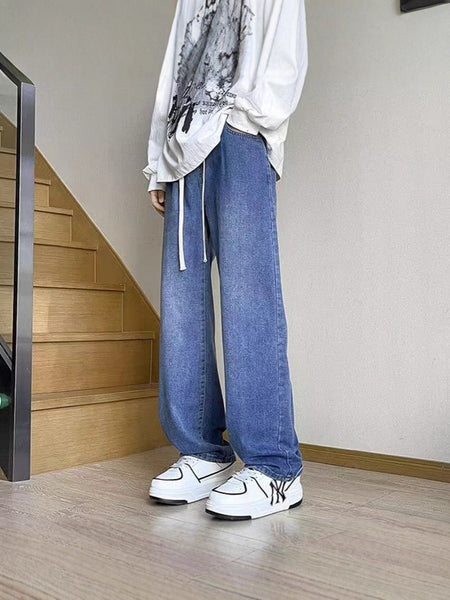 Gray [J515 Plus Velvet] Hw men's jeans - casual denim trousers with comfortable fit for everyday wear