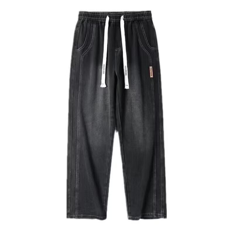 Men’s Wide-Leg Loose Straight Retro Jeans