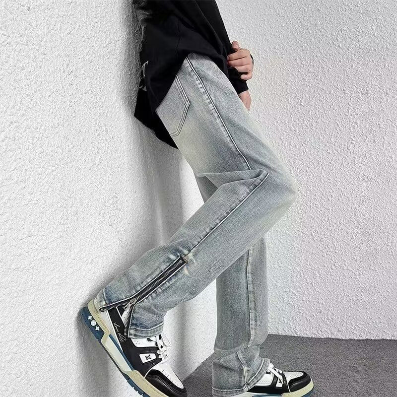 Yellow Mud 【A20】Xk men's jeans - casual denim trousers with comfortable fit for everyday wear