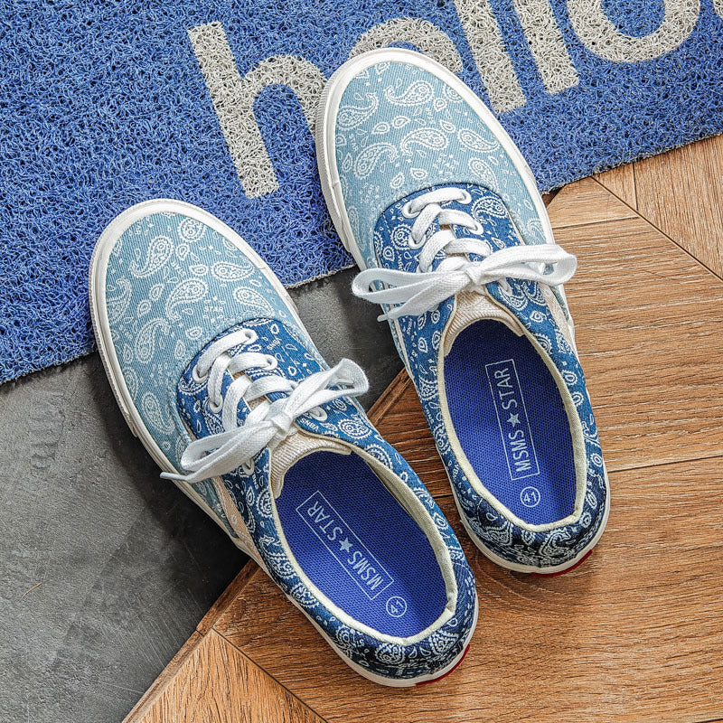 Men’s Canvas Sneakers Breathable Casual Couple Shoes 2026