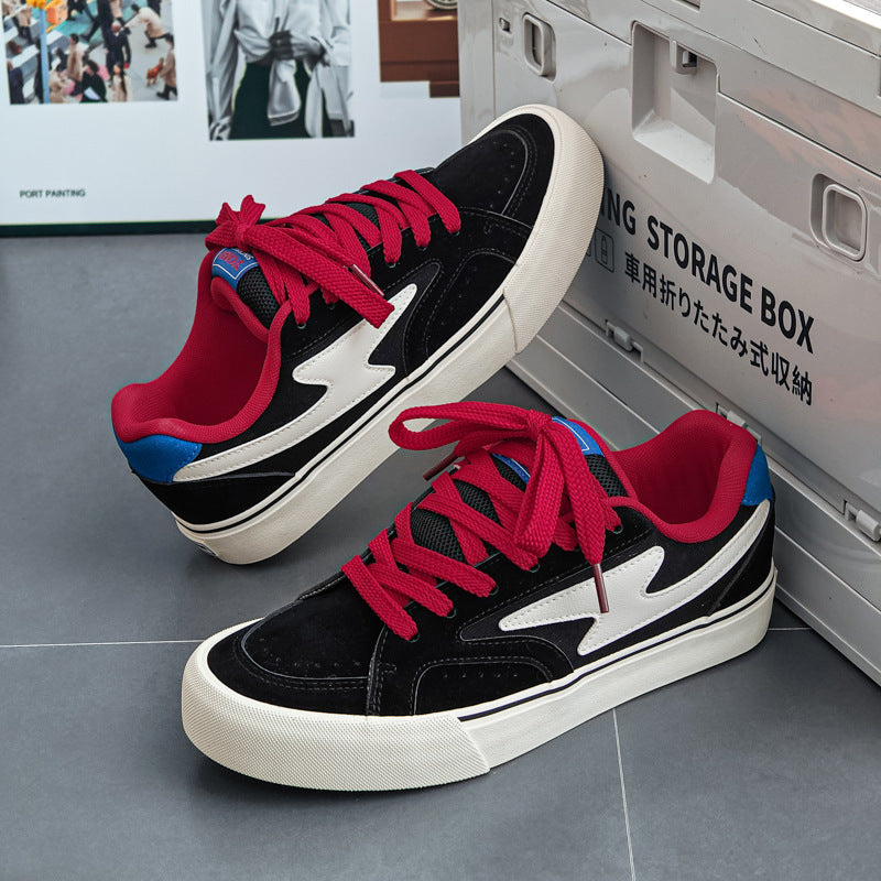 Men’s Chinese Style Canvas Sneakers Casual Skate Shoes