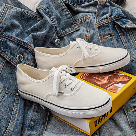 Black men's sneakers - casual athletic shoes with cushioned comfortable sole