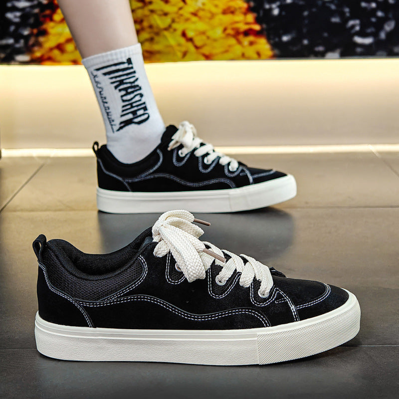 Men’s Low Top Breathable Sneakers Casual Couple Shoes 2025