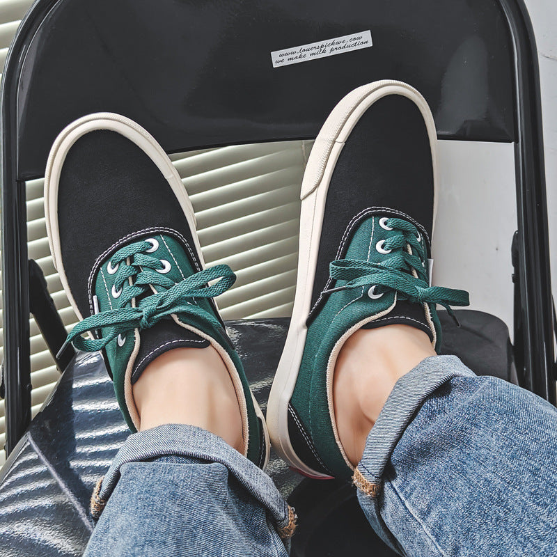 Black Rice men's sneakers - casual athletic shoes with cushioned comfortable sole