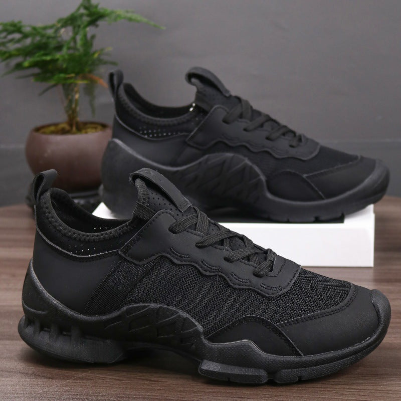 Men’s Thick Sole Mesh Sneakers Dad Shoes Casual 2026