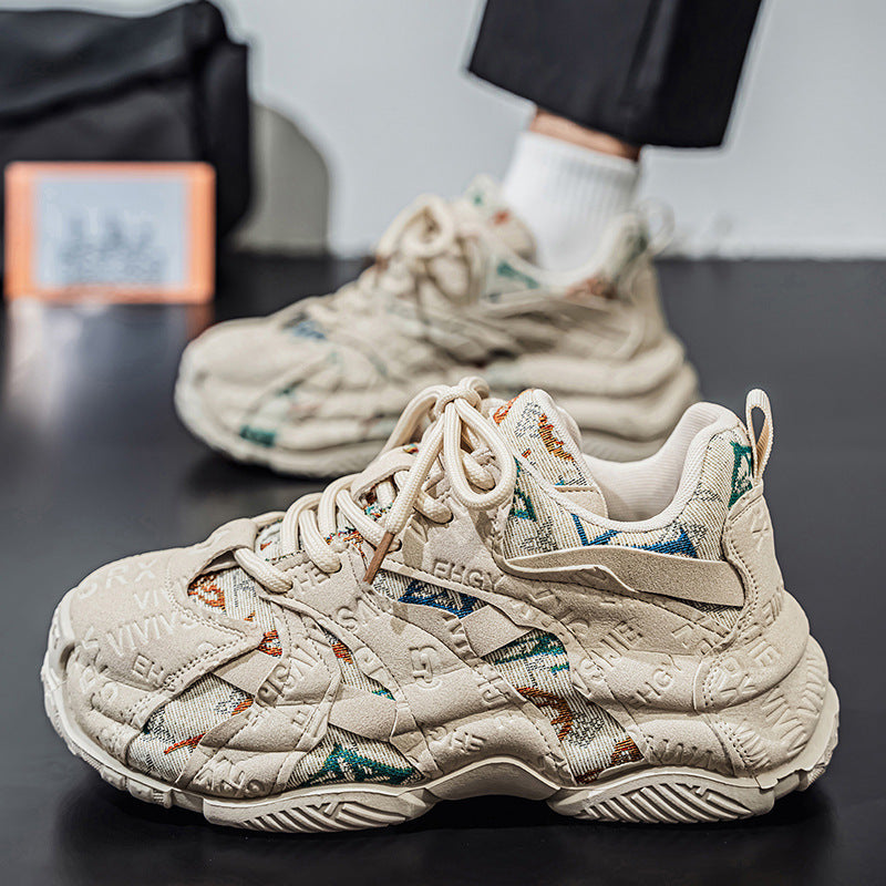 Men’s Retro Dad Shoes Casual Sneakers Breathable Shoes